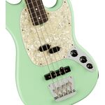 Fender American Performer Mustang Bass RW Satin Surf Green elektromos basszusgitár