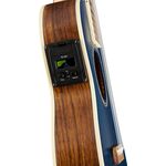 Fender Dhani Harrison Sapphire Blue elektro-akusztikus tenor ukulele