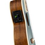 Fender Dhani Harrison Turquoise elektro-akusztikus tenor ukulele