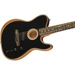 Fender American Acoustasonic Telecaster EB Black elektro-akusztikus gitár