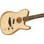 Fender American Acoustasonic Telecaster EB Natural elektro-akusztikus gitár
