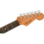 Fender American Acoustasonic Jazzmaster EB Ocean Turquoise elektro-akusztikus gitár