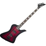 Jackson JS Series Kelly Bird JS3Q Transparent Red Burst elektromos basszusgitár