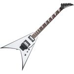 Jackson JS Series King V JS32 White with Black Bevels elektromos gitár