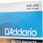 D'Addario EJ11 80/20 Bronze 12-53 akusztikus gitárhúr