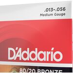D'Addario EJ12 80/20 Bronze 13-56 akusztikus gitárhúr