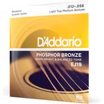 D'Addario EJ19 Phosphor Bronze 12-56 akusztikus gitárhúr