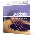 D'Addario EJ26 Phosphor Bronze 11-52 akusztikus gitárhúr