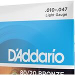 D'Addario EJ36 80/20 Bronze 12 húros 10-47 akusztikus gitárhúr