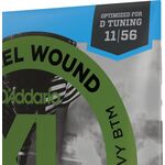 D'Addario EXL117 Nickel Wound 11-56 elektromos gitárhúr