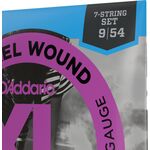 D'Addario EXL120-7 Nickel Wound 9-54 elektromos gitárhúr