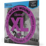 D'Addario EXL120-7 Nickel Wound 9-54 elektromos gitárhúr
