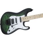 Jackson X Series Signature Adrian Smith SDXQM MN Transparent Green elektromos gitár