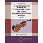 Franz Wohlfahrt: 40 alapfokú gyakorlat - kotta