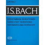 Johann Sebastian Bach: Háromszólamú invenciók - kotta
