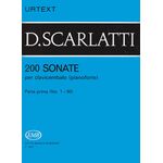 Domenico Scarlatti: 200 Sonate per clavicembalo (pianoforte) 1 - kotta
