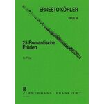 Ernesto Köhler,: 25 Romantikus Etűd - kotta