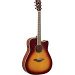 Yamaha FGC-TA TransAcoustic Brown Sunburst elektro-akusztikus gitár
