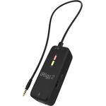 IK Multimedia iRig Pre 2 XLR mikrofon interfész iPhone/iPad/Android/DSLR kamera támogatással