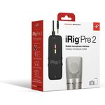 IK Multimedia iRig Pre 2 XLR mikrofon interfész iPhone/iPad/Android/DSLR kamera támogatással