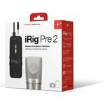 IK Multimedia iRig Pre 2 XLR mikrofon interfész iPhone/iPad/Android/DSLR kamera támogatással