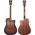 D'Angelico Premier Bowery LS Aged Mahogany elektro-akusztikus gitár