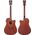 D'Angelico Premier Bowery LS Mahogany Satin elektro-akusztikus gitár