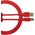UDG Ultimate Audio Cable A-B piros 3 m USB kábel