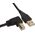 UDG Ultimate Audio Cable A-B Angled fekete 2 m USB kábel