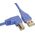 UDG Ultimate Audio Cable A-B Angled kék 3 m USB kábel