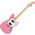 Squier Sonic Mustang HH MN Flash Pink elektromos gitár