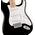 Squier Sonic Stratocaster MN Black elektromos gitár