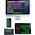 Valeton GP-200R multi-effekt processzor pedál, piros