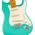Fender American Vintage II 1957 Stratocaster MN Sea Foam Green elektromos gitár