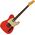 Fender Custom Shop 1964 Telecaster Relic RW Aged Fiesta Red elektromos gitár