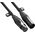 RODE XLR3M XLR-Cable fekete 3 m XLR mikrofonkábel