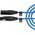 RODE XLR3M XLR-Cable kék 3 m XLR mikrofonkábel
