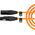 RODE XLR3M XLR-Cable narancssárga 3 m XLR mikrofonkábel