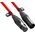 RODE XLR3M XLR-Cable piros 3 m XLR mikrofonkábel