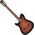 Ibanez FRH10NL-BSF Brown Sunburst Flat balkezes elektro-klasszikus gitár