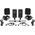 Austrian Audio OC818 Black Dual Set Plus nagymembrános kondenzátormikrofon illesztett pár