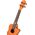 Ortega RUHWCE Halloween Edition elektro-akusztikus koncert ukulele