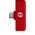 RODE Wireless Micro USB-C vezeték nélküli csíptetős mikrofon szett - piros