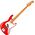 Sadowsky MetroExpress 21-Fret Hybrid P/J Bass Solid Candy Apple Red Metallic High Polish elektromos basszusgitár