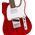 Squier Affinity Series Telecaster FMT SH LRL Crimson Red Transparent elektromos gitár