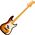 Fender 75th Anniversary American Professional PJ Bass MN 2-Color Sunburst elektromos basszusgitár