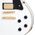 Epiphone Les Paul Custom Alpine White elektromos gitár