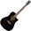 Fender CD-60SCE Dreadnought Black elektro-akusztikus gitár