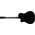 Fender CC-60SCE Concert Black elektro-akusztikus gitár