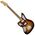 Fender Kurt Cobain Jaguar RW 3-Color Sunburst balkezes elektromos gitár